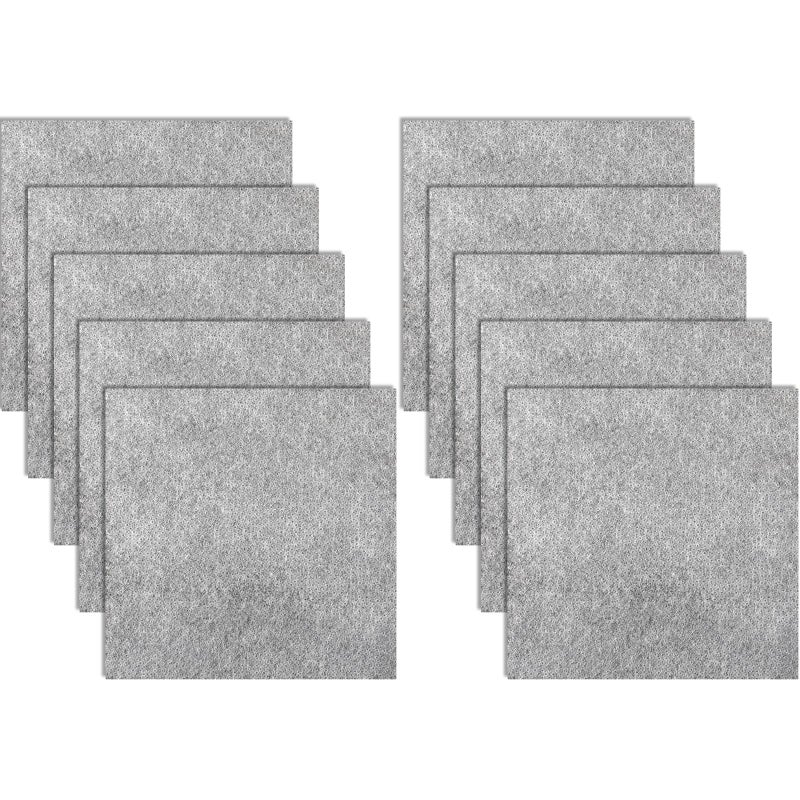 10 قطع مزيل رائحة الغازات عالية الامتصاص وسادة فلاتينس بطانة داخلية قابلة للتخلص منها مزيل رائحة الفحم وسادات فلتر الغازات لامتصاص الروائح الكريهة