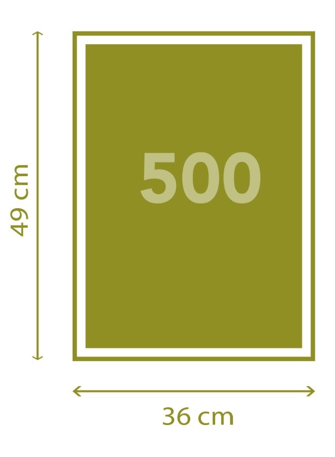 Clementoni Jaguar in the Jungle 500 Pieces Animals Collection, Made in Italy, Jigsaw Puzzle for Adults, Multicolor, Medium, Ages 14+ (35127) - Image 5