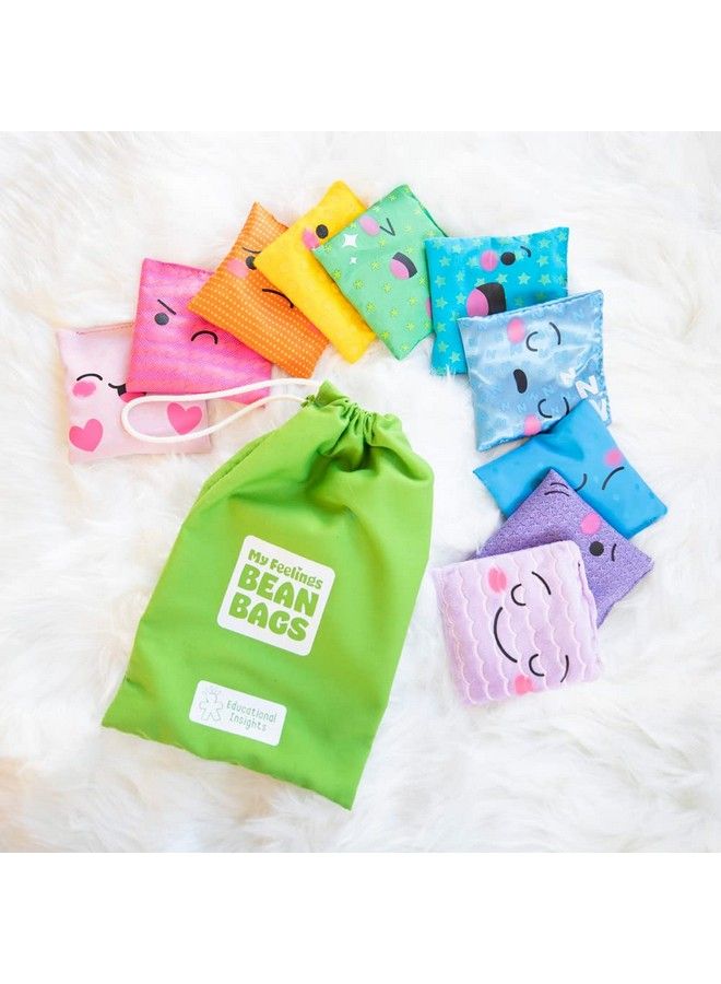 Educational Insights طقم أكياس الفاصولياء مشاعري مكون من 10 أكياس تعليم اجتماعي وعاطفي لرياض الأطفال يجب أن تتوفر في الصفوف للأعمار 3 سنوات فما فوق - Image 3