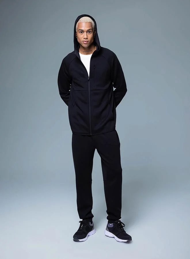 DeFacto Solid Cuffed Joggers with Drawstring by Styli