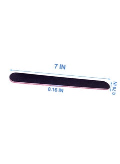 GigaGround Nail File (100 Pcs), Emery Board Nail Files for Acrylic and Natural Nails, 100/180 Grit Double Sided Emery Boards for Nails Fingernail Filer Bulk for Professional Finger Nail Filer Manicure Set  - Image 4