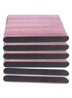 GigaGround Nail File (100 Pcs), Emery Board Nail Files for Acrylic and Natural Nails, 100/180 Grit Double Sided Emery Boards for Nails Fingernail Filer Bulk for Professional Finger Nail Filer Manicure Set  - Image 1