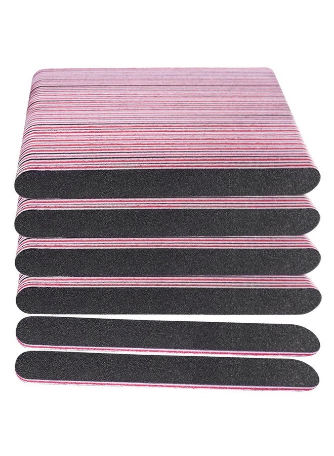 GigaGround Nail File (100 Pcs), Emery Board Nail Files for Acrylic and Natural Nails, 100/180 Grit Double Sided Emery Boards for Nails Fingernail Filer Bulk for Professional Finger Nail Filer Manicure Set - Image 1