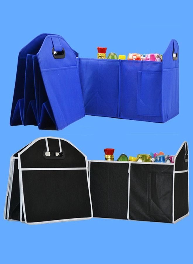 general Car Boot Compartmental Organizer 33*33*52 cm Black - Image 4