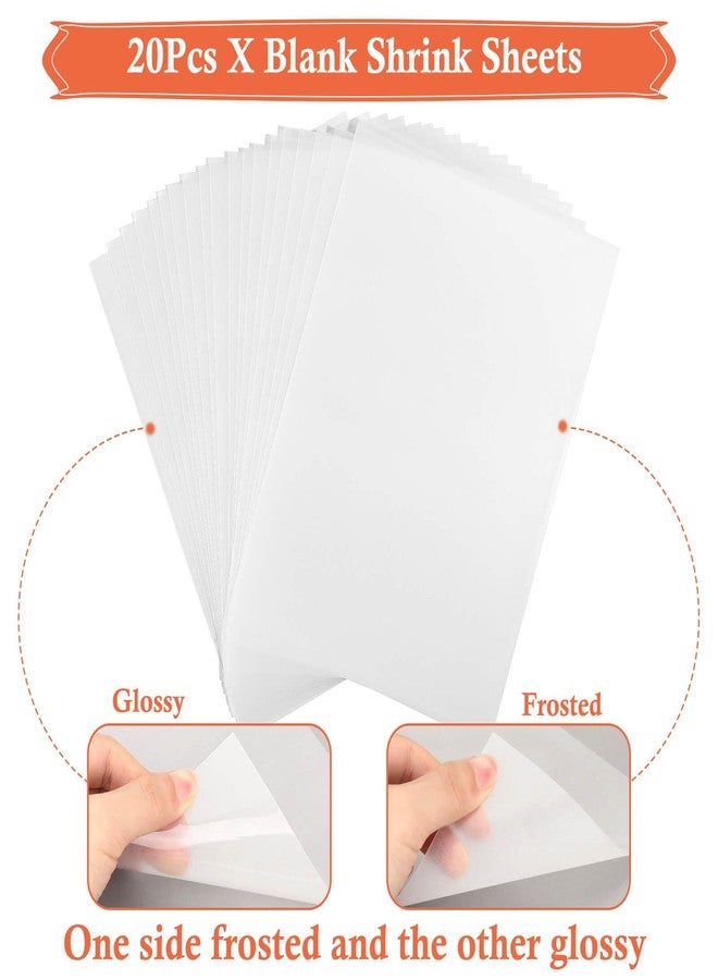 cridoz 162 Shrinky Sheets Keychain kit, Including 20 Sheets Shrinky Plastic Paper, Tassels, Keychain Clip, Split Key Rings, Key Rings with Chain, Jump Rings, Hole Punch for Creative - Image 3