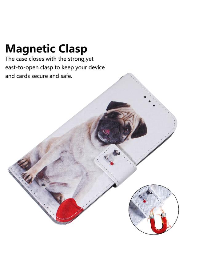 S-TOP Case For Nokia 2.4 Coloured Drawing Horizontal Flip Leather Case, with Holder & Card Slots & Wallet - Image 4