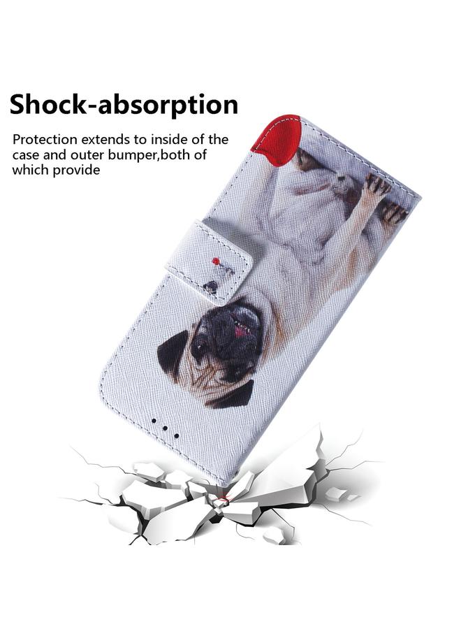 S-TOP Case For Nokia 2.4 Coloured Drawing Horizontal Flip Leather Case, with Holder & Card Slots & Wallet - Image 5