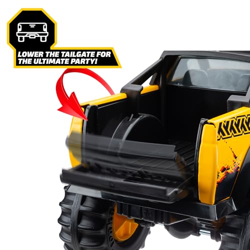 Tonka Steel Classics 4x4 Pickup Truck - Made with Steel & Sturdy Plastic, Yellow Toy Construction Truck, Boys and Girls, Kids, Toddlers, Ages 3+ - Image 3