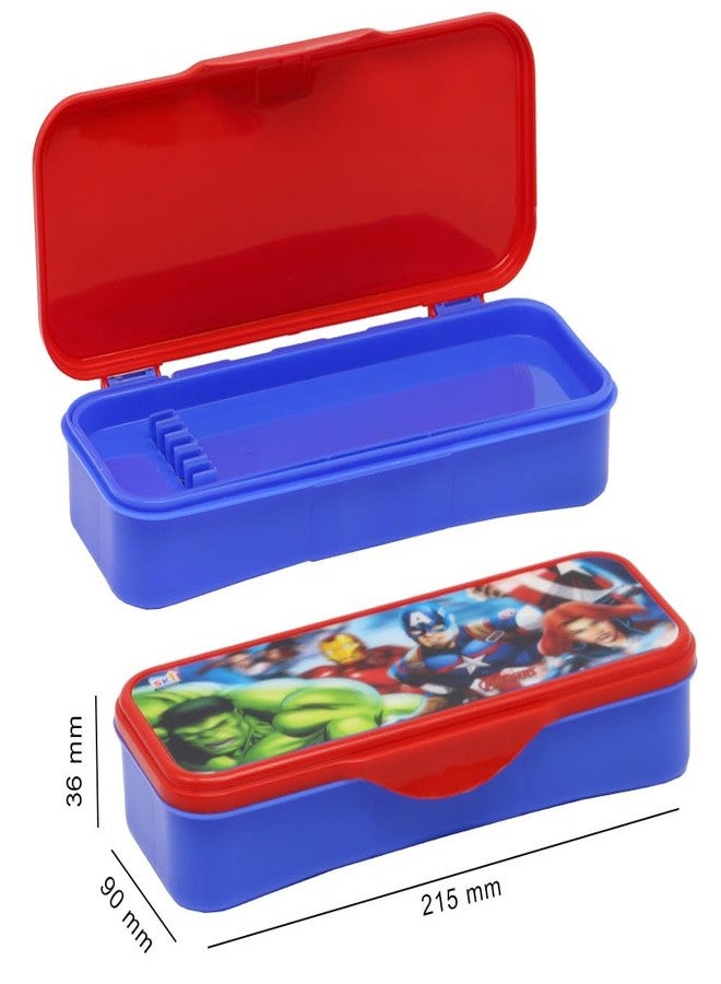 SKi Homeware SKI Saturn 3D Avengers Back to School Combo Set- Lunch Box, Water Bottle & Pencil Box - Image 3