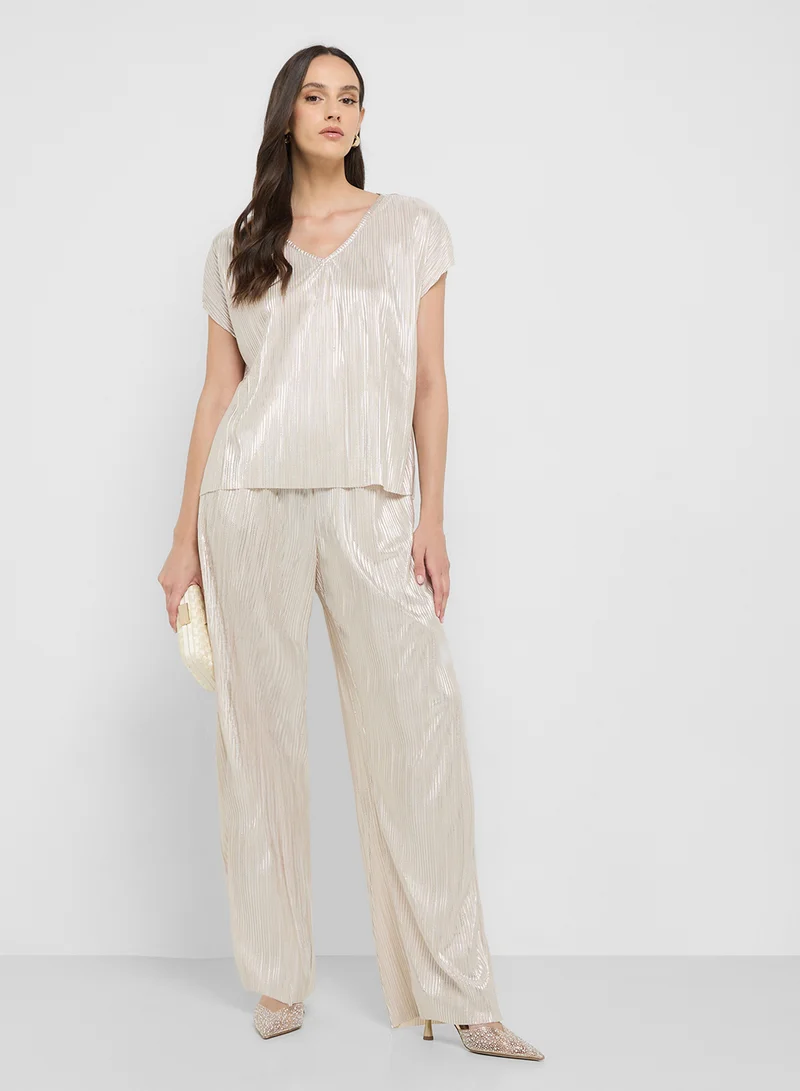 VERO MODA Wide Leg High Waist Pants