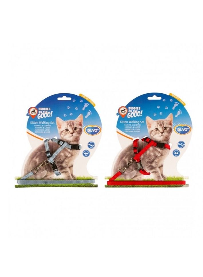 Duvo + Kitten Walking Set Uni Mixed Colors 15 - 25cm / 8mm - 125cm - Image 1
