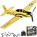 volantexrc RC Plane for Beginners 4CH WWII RC Airplane T28 Trojan with Aileron 24Ghz Remote Control Plane with Xpilot Self RightingOne Key Aerobatic for Adults 7619 RTF Yellow - Image 2