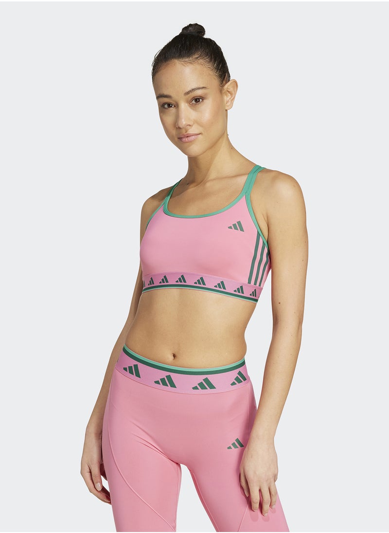 Adidas - Hyperglam Double Strap Color Pop Bralette - Image 1