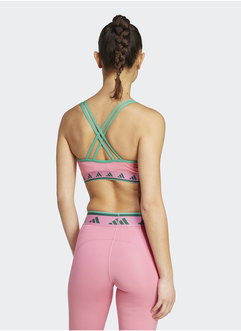 Adidas - Hyperglam Double Strap Color Pop Bralette - Image 1