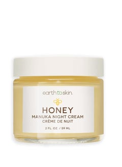 earth to skin Earth To Skin Honey Manuka Calming Night Cream with Shea Butter, Vitamins E & D, Macadamia Seed Oil for All Skin Types (2.0 Fl Oz)  - Image 1