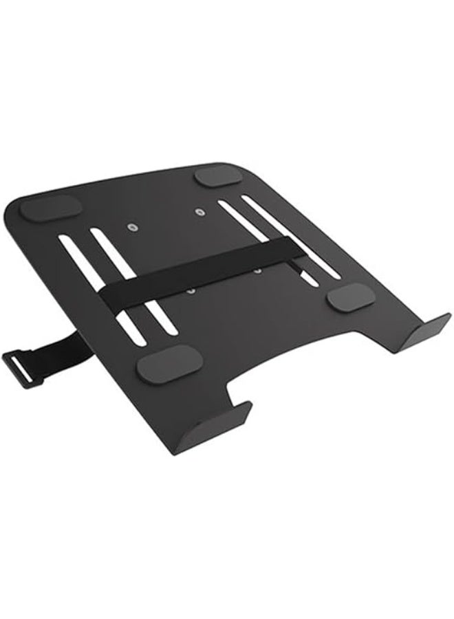 طقم ذراع مزدوج F160 للشاشة واللابتوب مع نظام الغاز وحامل لابتوب قابل للتعديل، تركيب مكتبي عملي - Image 3