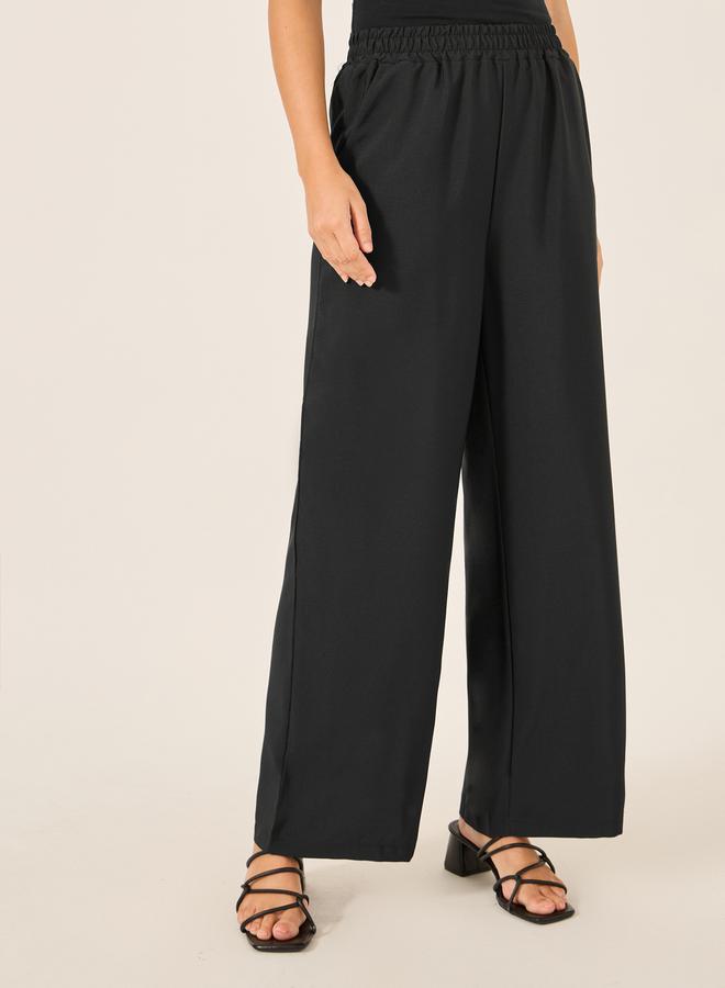 Styli Solid Long Sleeve Shirt and Wide Leg Pants Co-Ords - Image 5