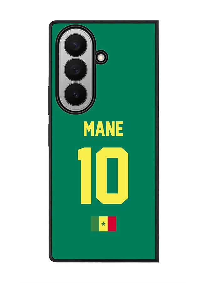 Stylizedd For Samsung Galaxy Z Fold7 Case,Slim fit Camera Protection, Shockproof Thin Phone cover  - Football - Senegal,  Mane