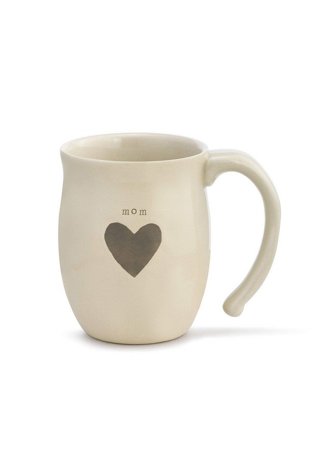 ديمداكو كوب قهوة من الخزف الحجري من ديمداكو، سعة 16 أونصة، بتصميم كريمة قلب الأم الملهمة - Image 1