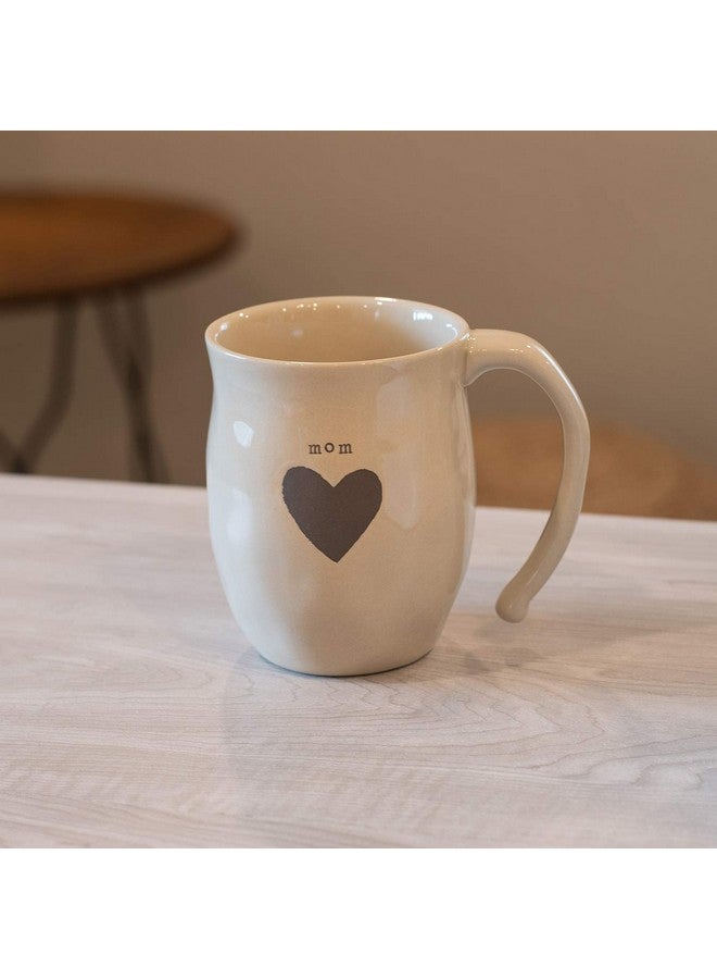 ديمداكو كوب قهوة من الخزف الحجري من ديمداكو، سعة 16 أونصة، بتصميم كريمة قلب الأم الملهمة - Image 5