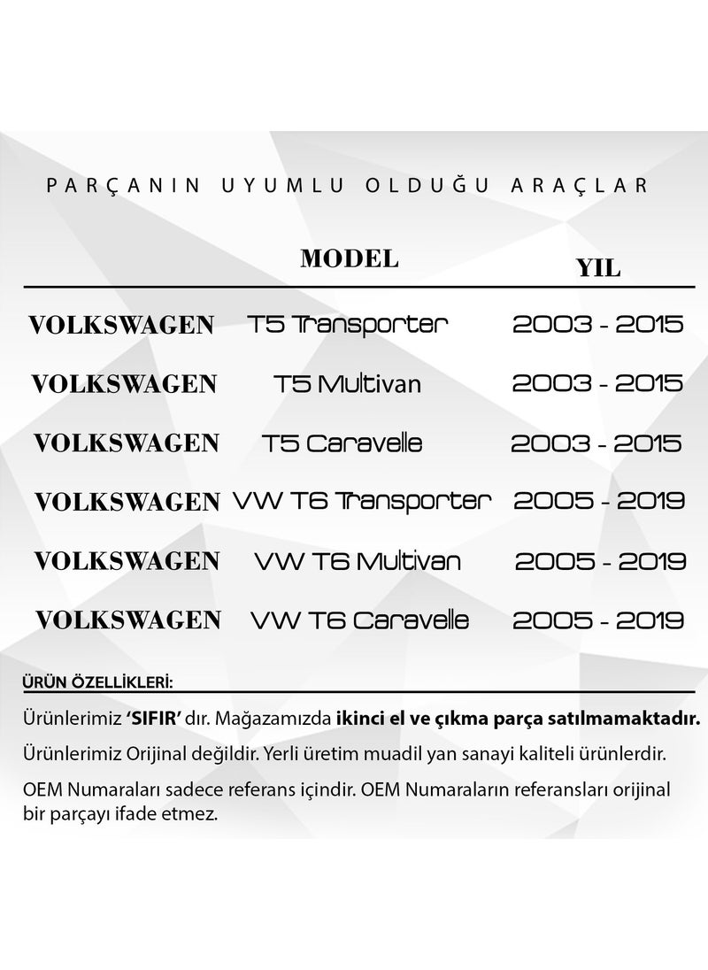 DNC Auto Part - Side Sliding Window Repair Kit For Volkswagen Vw T5 Caravelle - Image 1
