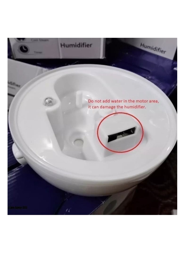 2.4 Liter Cool Steam Humidifier ( Aroma Diffuzer ) -With Night Light -Lining Style  - Image 3
