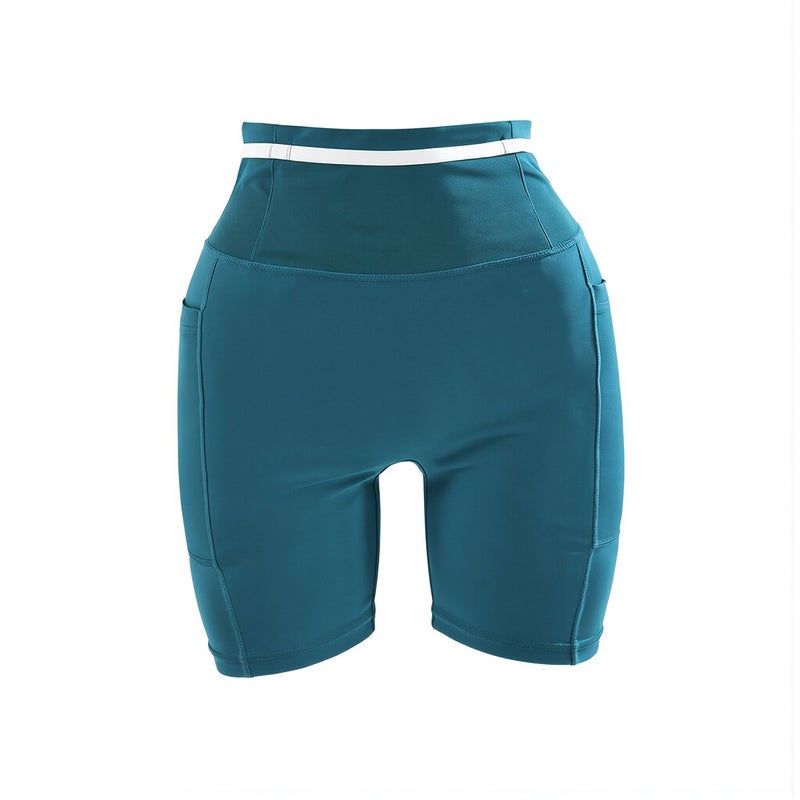 Universal Fit Running Shorts Compatible All Phone Sizes Women Green S - Image 1
