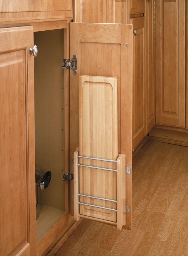 Rev-A-Shelf Wood Door Mount Cutting Board with Maple Cutting Board - Image 2