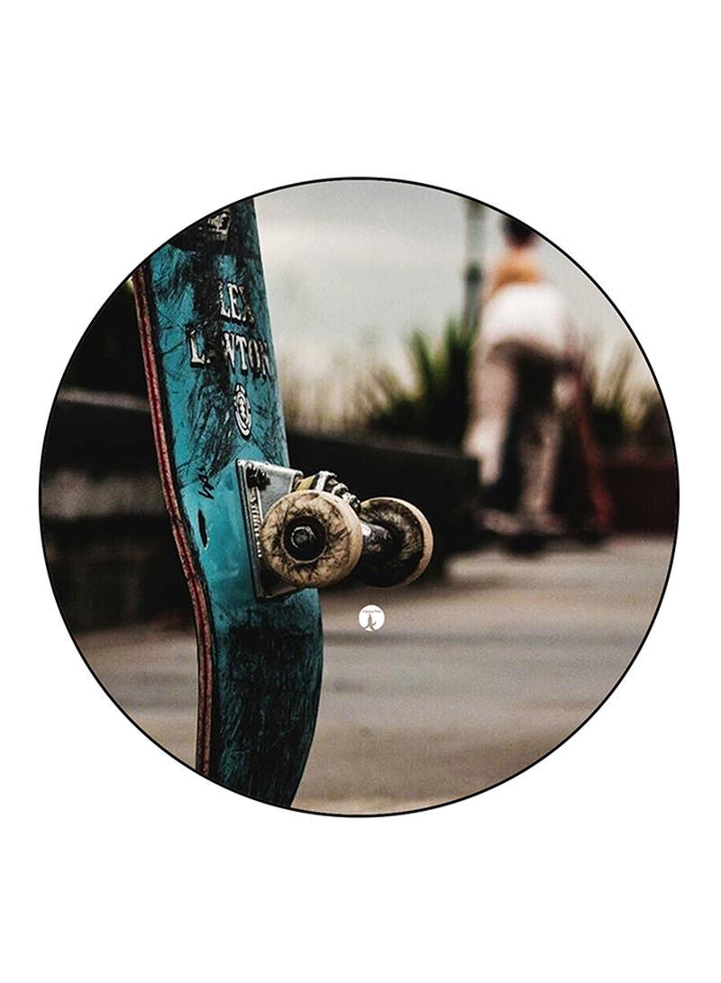 RKN Skateboard Printed Mouse Pad  Multicolour