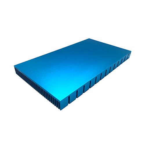 SGTKJSJS Aluminum Heat Radiator Heatsink Cooling Fan 150x85x12mm Blue Tone - Image 3