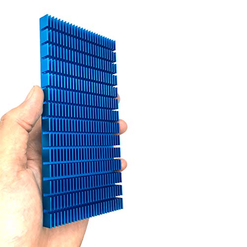 SGTKJSJS Aluminum Heat Radiator Heatsink Cooling Fan 150x85x12mm Blue Tone - Image 5