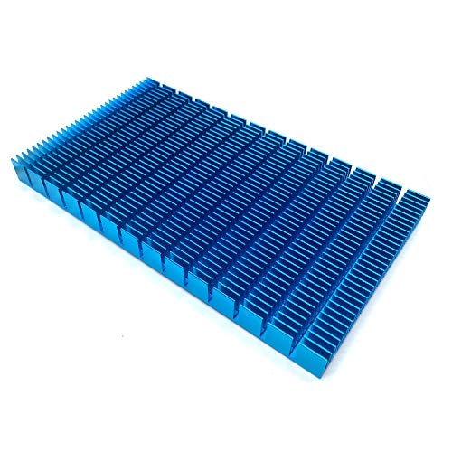 SGTKJSJS Aluminum Heat Radiator Heatsink Cooling Fan 150x85x12mm Blue Tone - Image 4