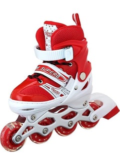 Generic ROLLO TRANS patinage 1 ROW- RED - SMALL- SIZE  - Image 1