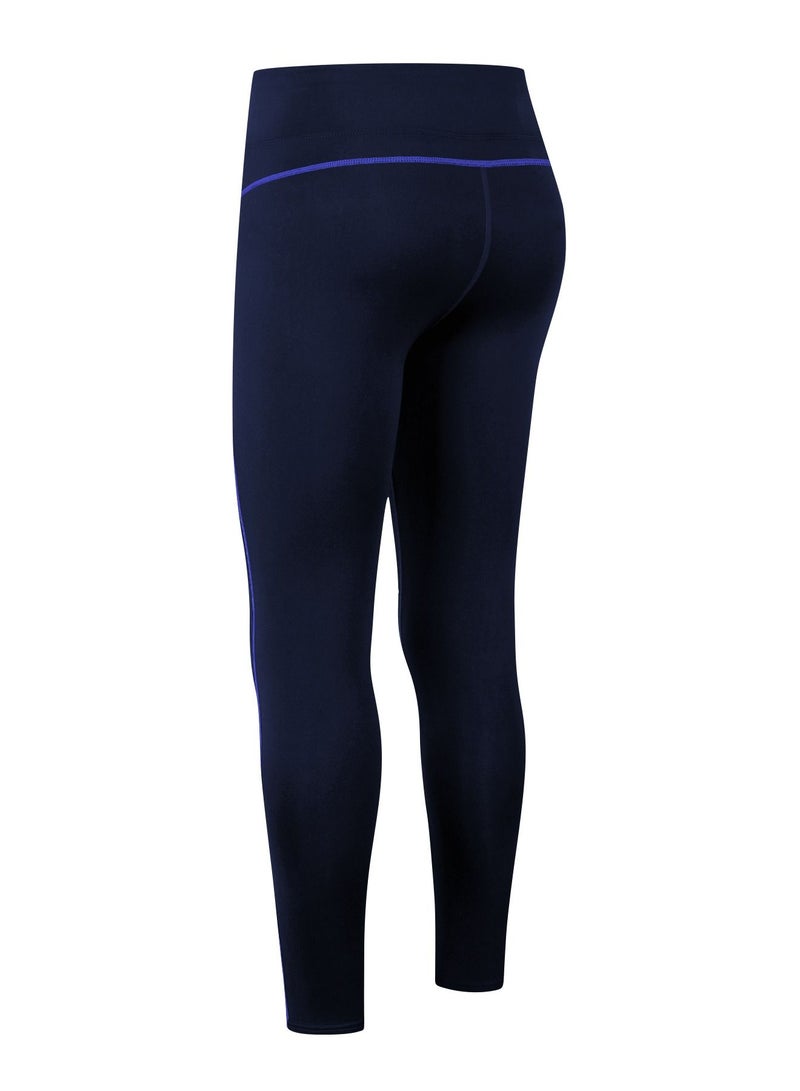 Loquat Women Quick Dry Breathable Elastic Pants Dark Blue - Image 2