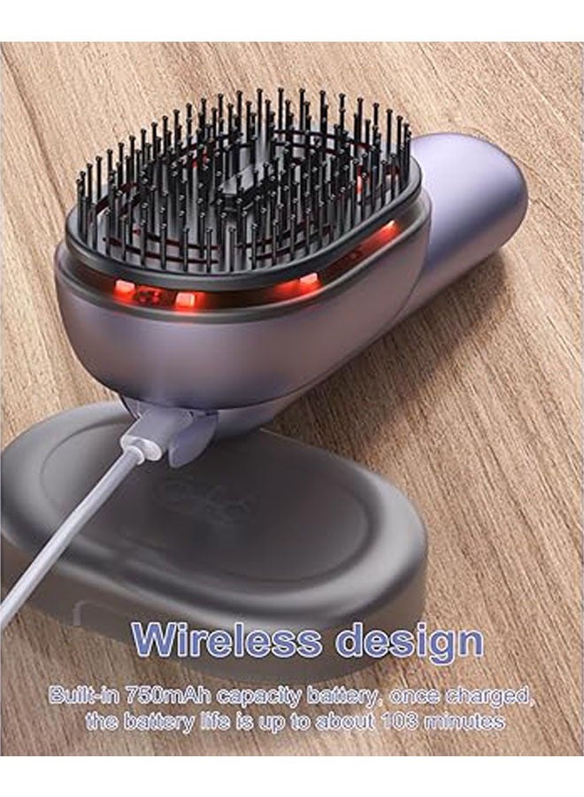 general Electric Head Massager, Oil Scalp Massage Comb, Hair Conditioner, Red Light Therapy, Anti-Hair Loss Comb, 3 Boxes of Magnetic Essential Oils, Dust Cover Protection - Image 4