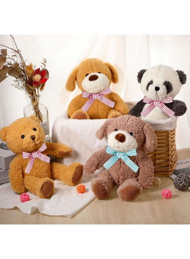 Civaner 7 Pcs Stuffed Animals Bulk 12.5 Inch Cute Soft Animal Plush Toys for Kids Birthday Gifts Baby Shower Party Decorations (Bright Color,Jungle) - Image 4