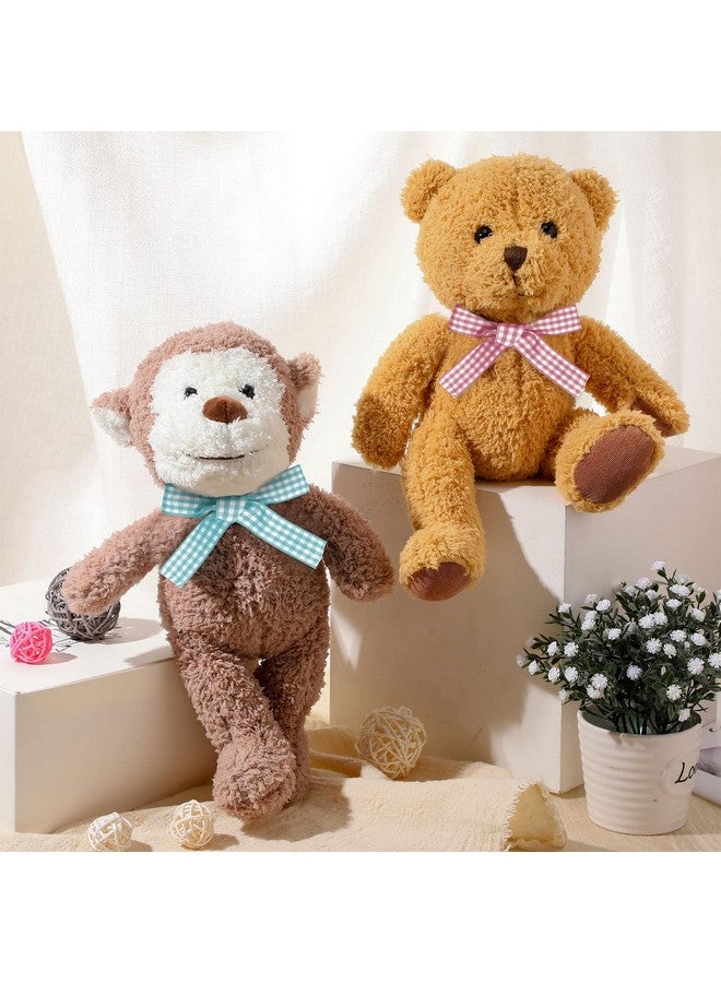 Civaner 7 Pcs Stuffed Animals Bulk 12.5 Inch Cute Soft Animal Plush Toys for Kids Birthday Gifts Baby Shower Party Decorations (Bright Color,Jungle) - Image 5