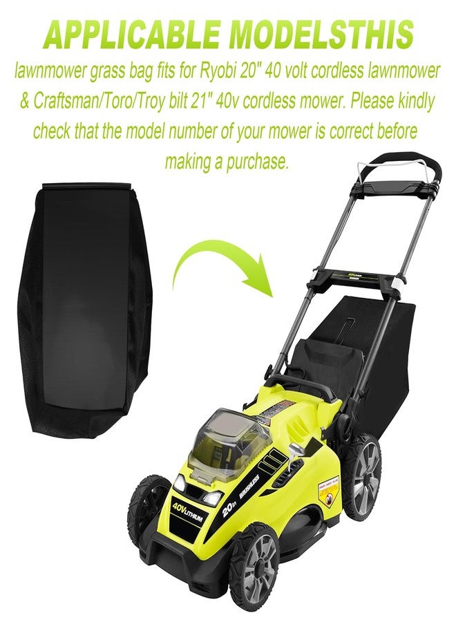 UYZO 970698001 Grass Bag Replace for Ryobi RY40108, RY40109 20" 40V Cordless Mower - Image 5