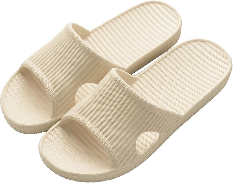 VIDSID Shower Slippers Dry Quickly Bath Slippers Womens Non Slip Indoor Home Bedroom - Image 1