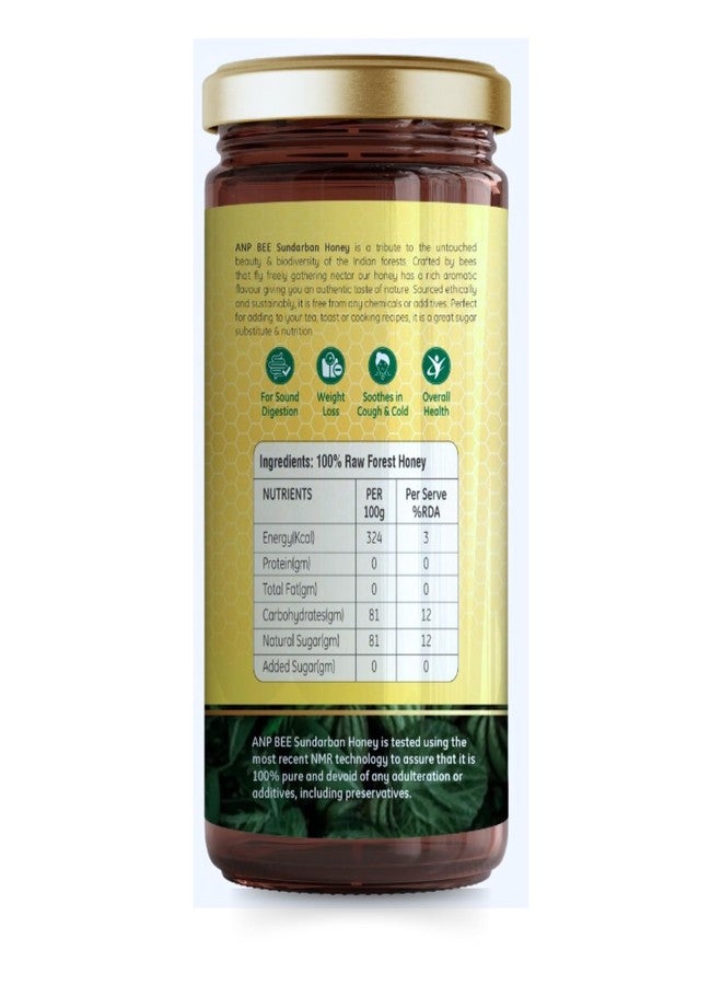 ANP BEE TM ANP BEE Raw Sundarban Forest Honey 500gm, NMR Tested, 100% Pure Unprocessed Natural Ayurvedic Original Honey, Zero Added Sugar, Rich in Nutrients & Antioxidants, Ideal for Heart Health - Image 5