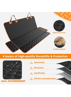 KYD Dog Car Cover for Back Seat Cover Protector Waterproof Dog Seat Covers for Cars, Car Seat Protector for Dogs with 1 Dog Seat Belt, Nonslip Back Seat Cover for Kids, Trucks & SUV  - Image 4