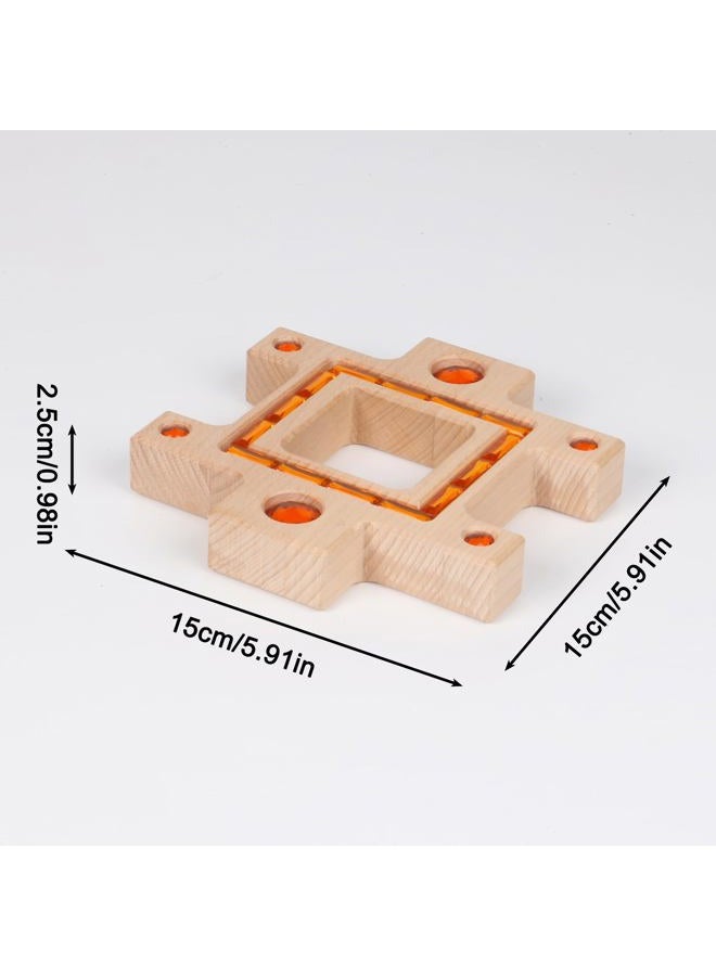 KOAICS 3PCS Wooden Gem Blocks Stacking Toys for Kids (Only Colorful) - Image 3