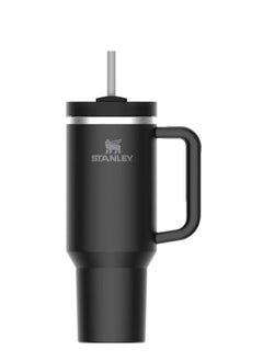 Stanley Quencher H2.0 FlowState Vacuum Insulated Tumbler – 40 oz Black Stainless Steel Travel Mug with Lid & Straw | Double-Walled Leakproof Design Keeps Drinks Hot for 7 Hours & Cold for 24 Hours | Durable & Portable | Perfect for Coffee, Water, Smoothies, Iced Tea, and On-the-Go Hydration  - Image 2