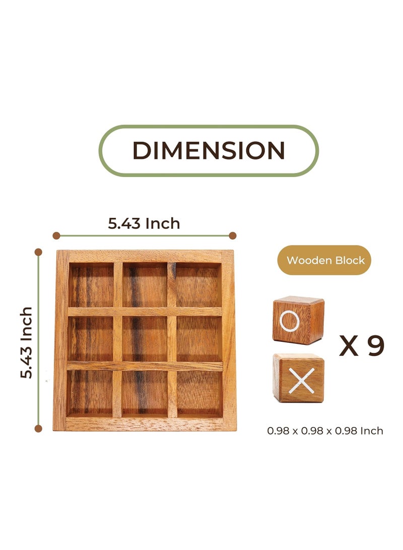 Wooden XO Blocks Board Games,Ideal for Kids Games, Family Games and Game Night for Adults,Farmhouse Decor for Coffee Table Decor and Unique Gifts for All Occasion