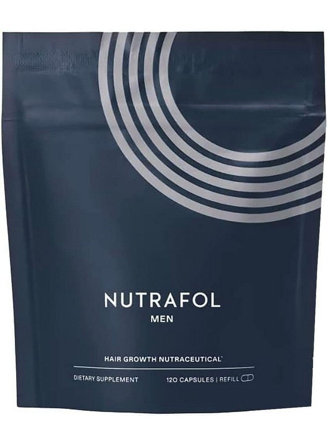 NUTRAFOL Nutrafol Men's Hair Growth Supplements, Clinically Tested for Visibly Thicker Hair and Scalp Coverage, Dermatologist Recommended - 1 Month Supply, 1 Refill Pouch - Image 1