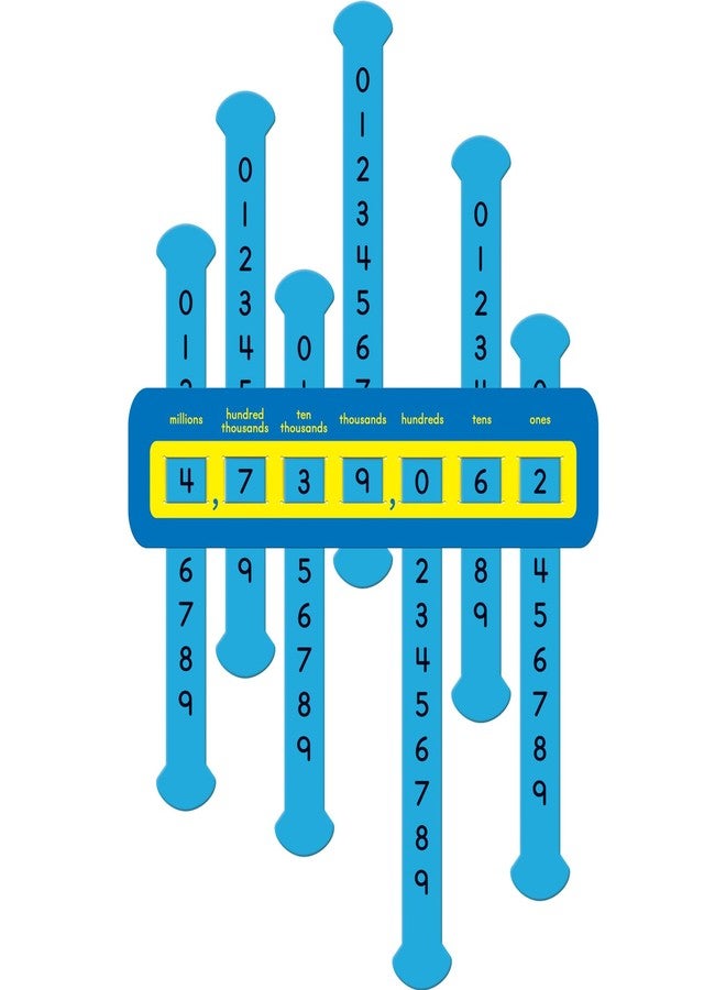 Really Good Stuff Slide and Learn Place Value - Intermediate - Image 1
