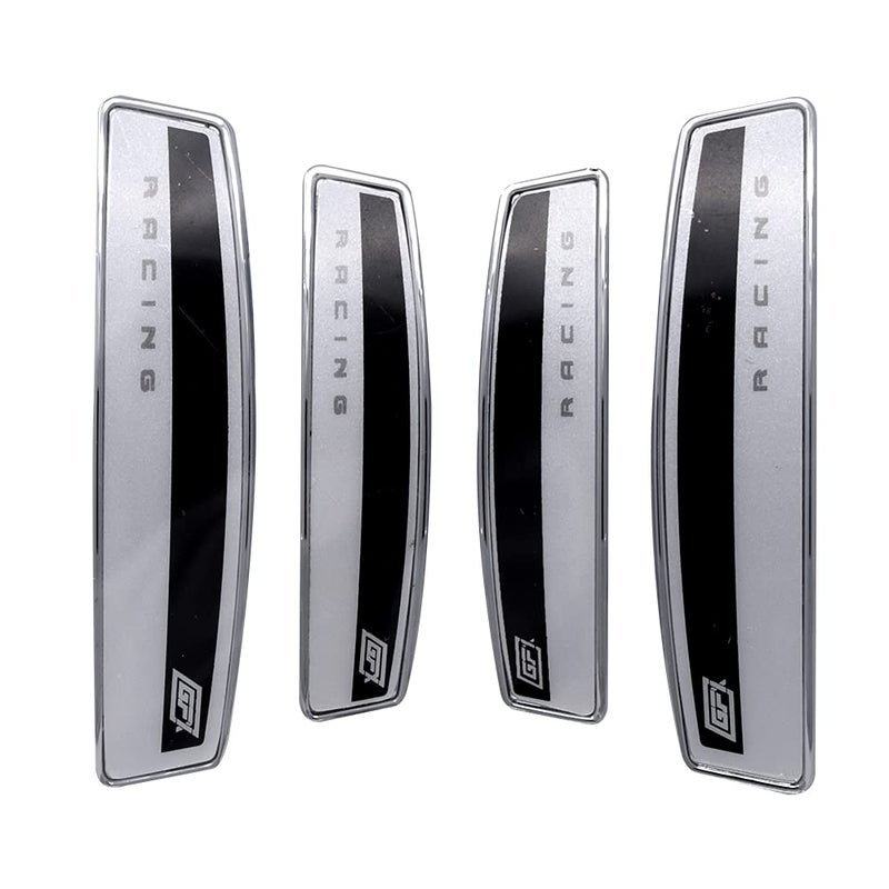GFX Car Door Edge Protector Guard Scratch (4Pcs) (Mercury Drift-Silver) - Image 2