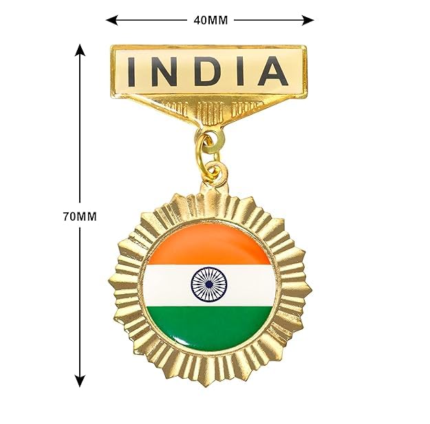 KariGhar Indian Flag Badges (Pack of 3) for Independence Day/Republic Day & any events - Image 2