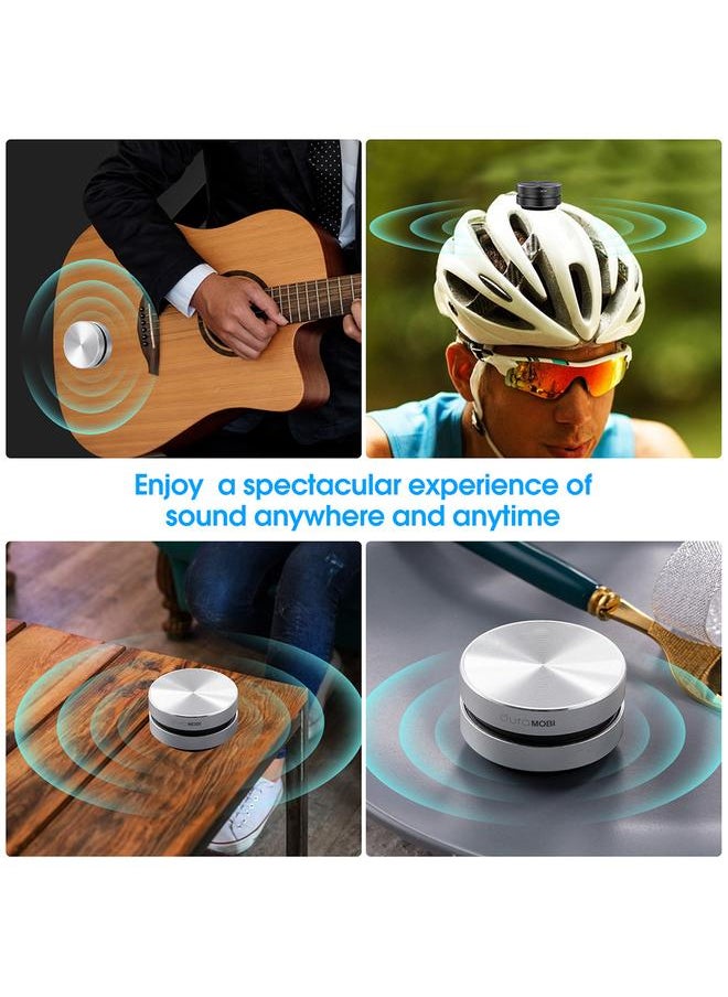 Thoraya duraMOBI Bone Conduction TWS Stereo Wireless Speaker Portable and Compact Mini Sound Box with Magnetic Adsorption Function BT Wireless Speaker  - Image 2
