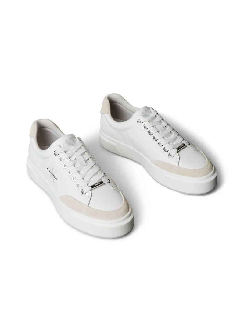 كالفن كلاين جينز سنيكرز جلدي بشعار - بريميير